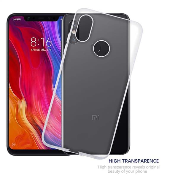 Xiaomi Mi 8 Suojakuori Suojakotelo valmistettu joustavasta TPU-silikonista