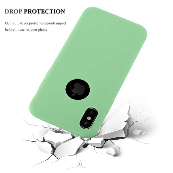 iPhone XS MAX Skal Fodral Case Cover Mobilskydd av flexibelt TPU-silikon
