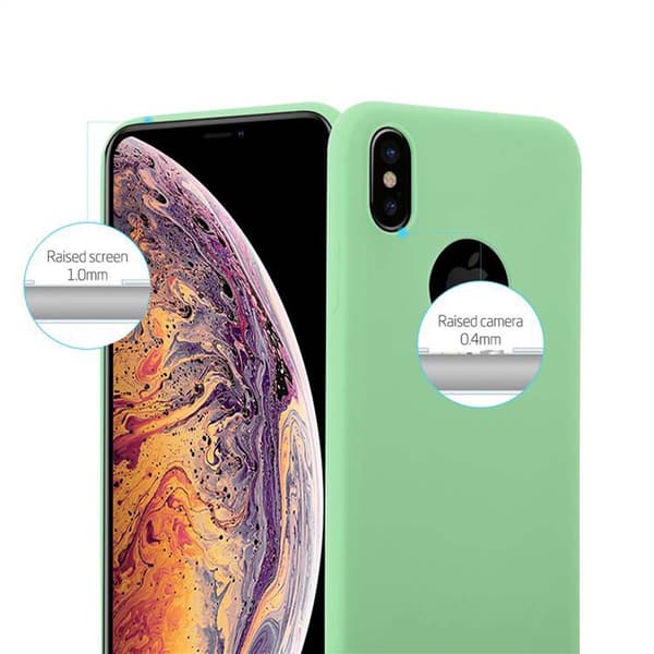 iPhone XS MAX Skal Fodral Case Cover Mobilskydd av flexibelt TPU-silikon