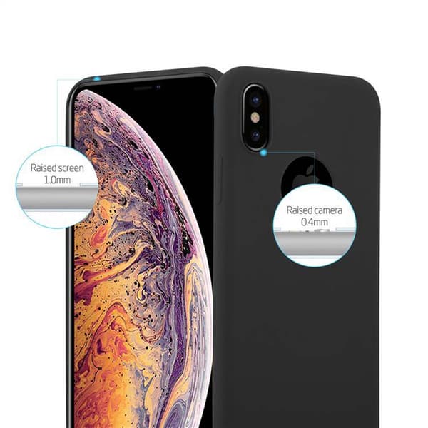 iPhone XS MAX Skal Fodral Case Cover Mobilskydd av flexibelt TPU-silikon