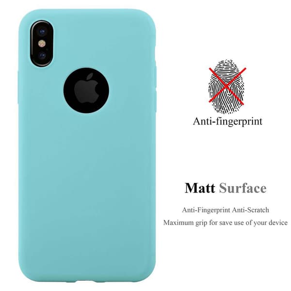 iPhone XS MAX Skal Fodral Case Cover Mobilskydd av flexibelt TPU-silikon