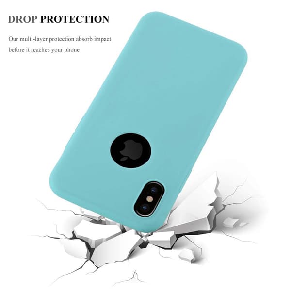 iPhone XS MAX Skal Fodral Case Cover Mobilskydd av flexibelt TPU-silikon
