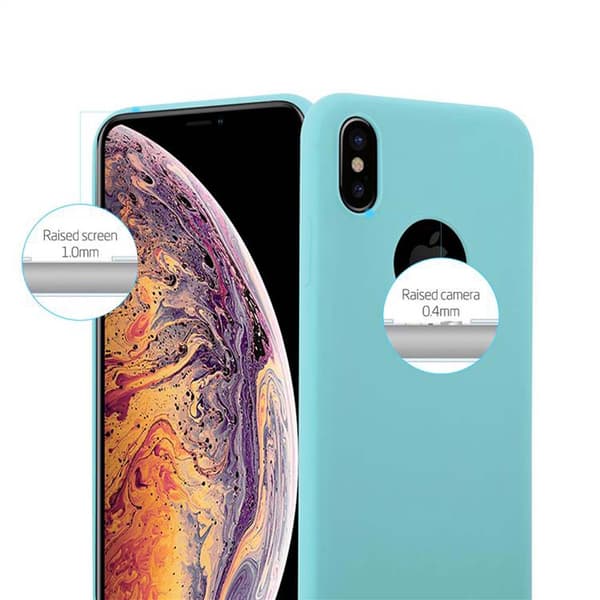 iPhone XS MAX Skal Fodral Case Cover Mobilskydd av flexibelt TPU-silikon