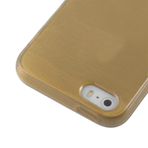 iPhone 5 / 5S / SE 2016 Skal Fodral Case Cover Skyddsfodral Fodral Mobilskydd av flexibelt TPU-silikon