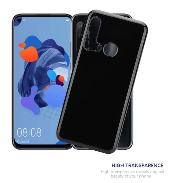 Huawei NOVA 5i / P20 LITE 2019 Suojakuori Suojakotelo valmistettu joustavasta TPU-silikonista