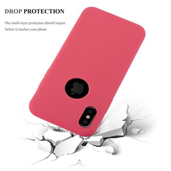 iPhone X / XS Skal Fodral Case Cover Mobilskydd av flexibelt TPU-silikon