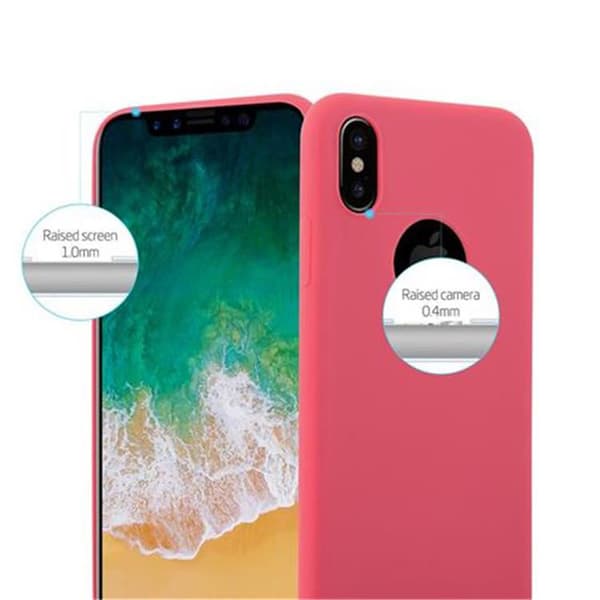 iPhone X / XS Skal Fodral Case Cover Mobilskydd av flexibelt TPU-silikon
