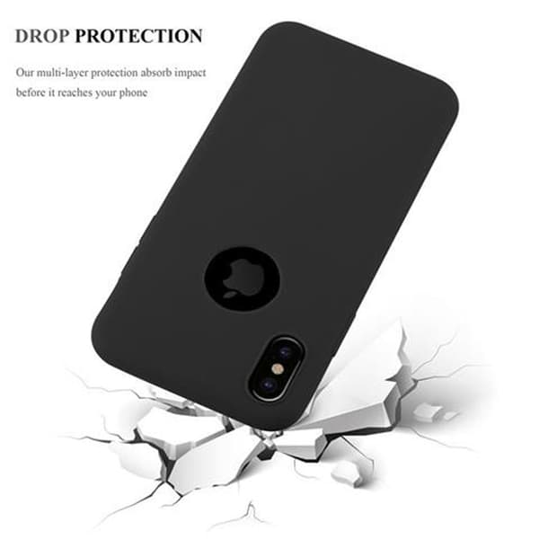 iPhone X / XS Skal Fodral Case Cover Mobilskydd av flexibelt TPU-silikon
