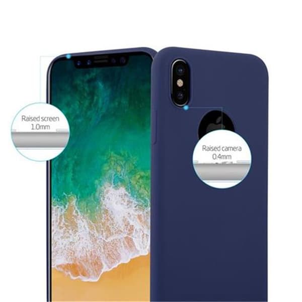 iPhone X / XS Skal Fodral Case Cover Mobilskydd av flexibelt TPU-silikon