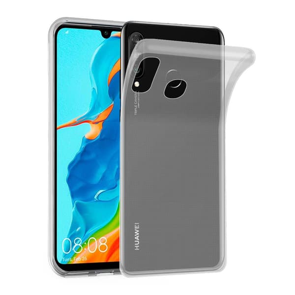 Huawei P30 LITE Suojakuori Suojakotelo valmistettu joustavasta TPU-silikonista TÄYSIN LÄPINÄKYVÄ