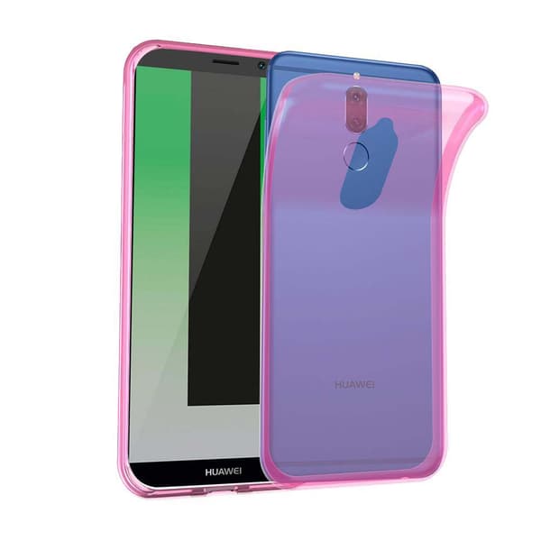 Deksel til Huawei MATE 10 LITE / NOVA 2i Silikondeksel TRANSPARENT ROSA