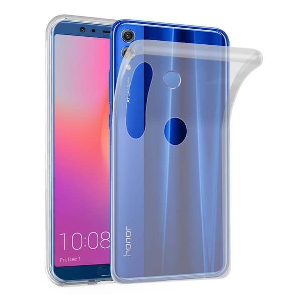 Deksel til Honor 10 LITE / Huawei P SMART 2019 Silikondeksel HELT TRANSPARENT