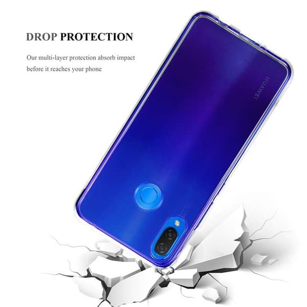 Huawei P SMART PLUS 2019 Suojakuori Suojakotelo valmistettu joustavasta TPU-silikonista