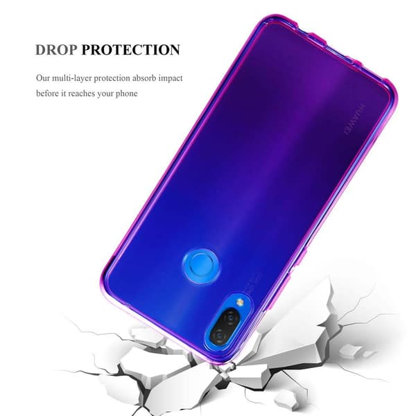 Huawei P SMART PLUS 2019 Suojakuori Suojakotelo valmistettu joustavasta TPU-silikonista