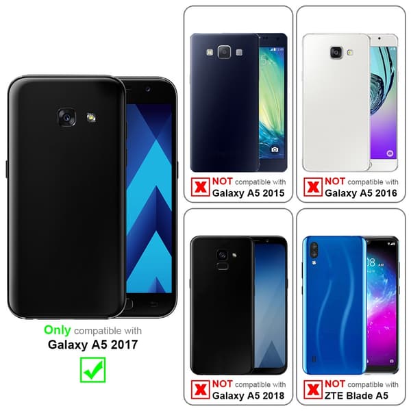 Samsung Galaxy A5 2017 Skal Fodral Mobilskydd av flexibelt TPU-silikon