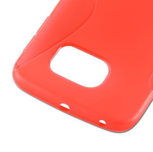 Samsung Galaxy S6 EDGE Suojakuori Suojakotelo joustavasta TPU-silikonista S-Line-muotoilussa