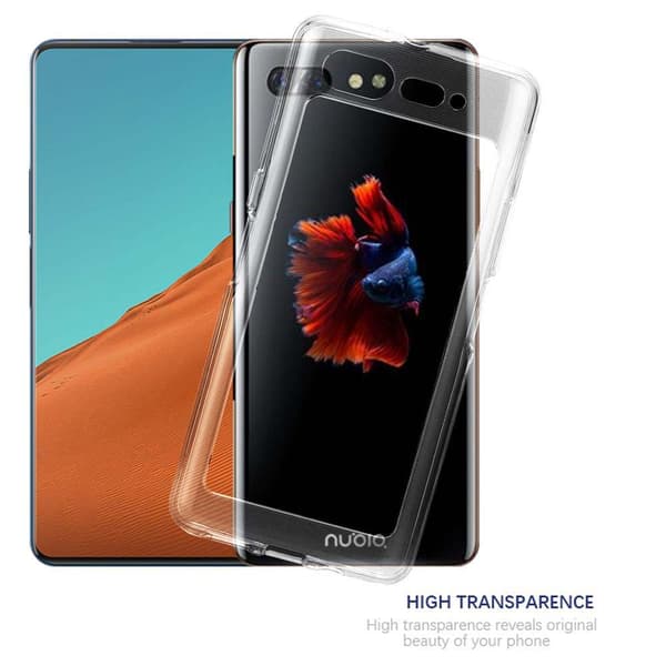 ZTE Nubia X Suojakuori Suojakotelo valmistettu joustavasta TPU-silikonista