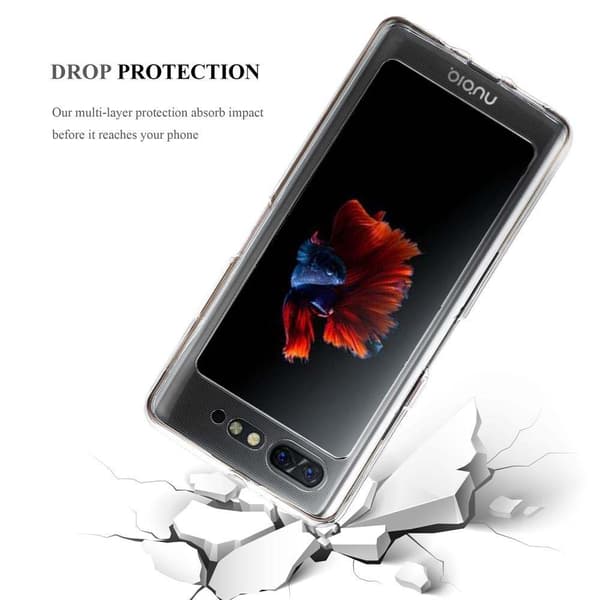 ZTE Nubia X Suojakuori Suojakotelo valmistettu joustavasta TPU-silikonista