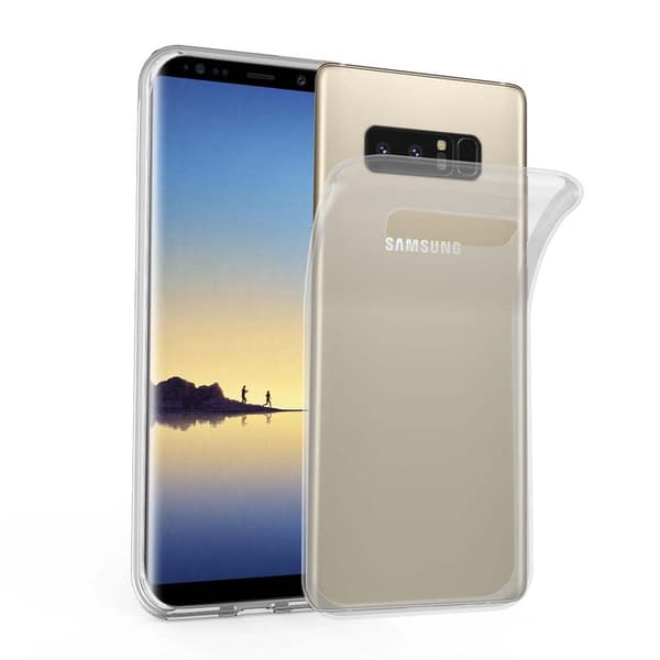 Deksel til Samsung Galaxy NOTE 8 Silikondeksel HELT TRANSPARENT