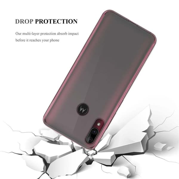 Motorola MOTO E6 PLUS Suojakuori Suojakotelo valmistettu joustavasta TPU-silikonista