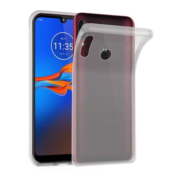 Motorola MOTO E6 PLUS Suojakuori Suojakotelo valmistettu joustavasta TPU-silikonista