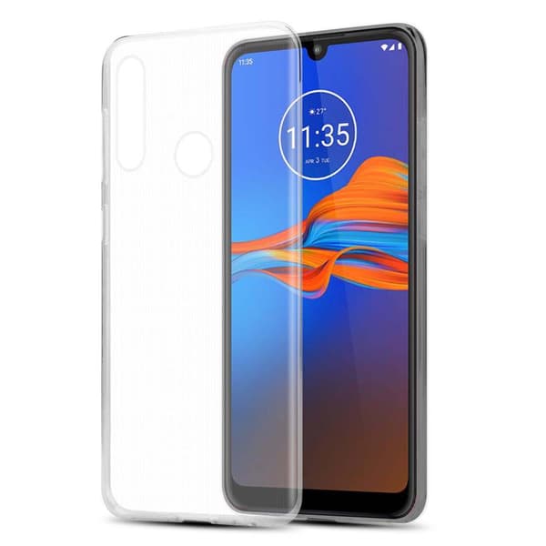 Motorola MOTO E6 PLUS Suojakuori Suojakotelo valmistettu joustavasta TPU-silikonista