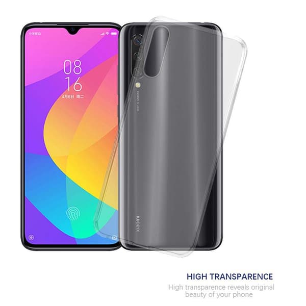 Xiaomi Mi CC9 Suojakuori Suojakotelo valmistettu joustavasta TPU-silikonista