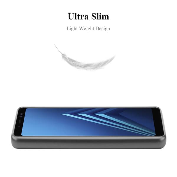 Deksel til Samsung Galaxy A8 2018 Beskyttelsesdeksel laget av fleksibelt TPU-silikon