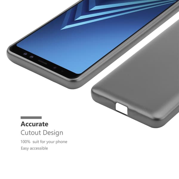 Deksel til Samsung Galaxy A8 2018 Beskyttelsesdeksel laget av fleksibelt TPU-silikon