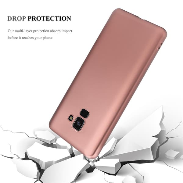 Deksel til Samsung Galaxy A8 2018 Beskyttelsesdeksel laget av fleksibelt TPU-silikon