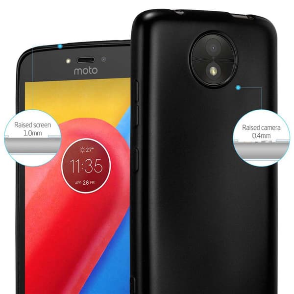 Deksel til Motorola MOTO C Beskyttelsesdeksel laget av fleksibelt TPU-silikon