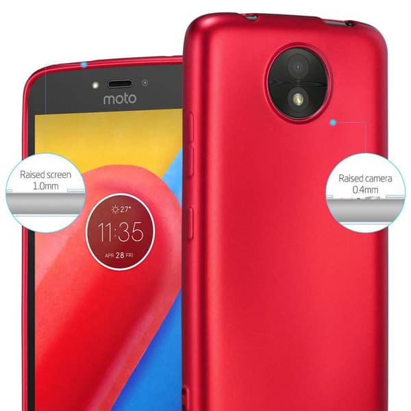Deksel til Motorola MOTO C Beskyttelsesdeksel laget av fleksibelt TPU-silikon