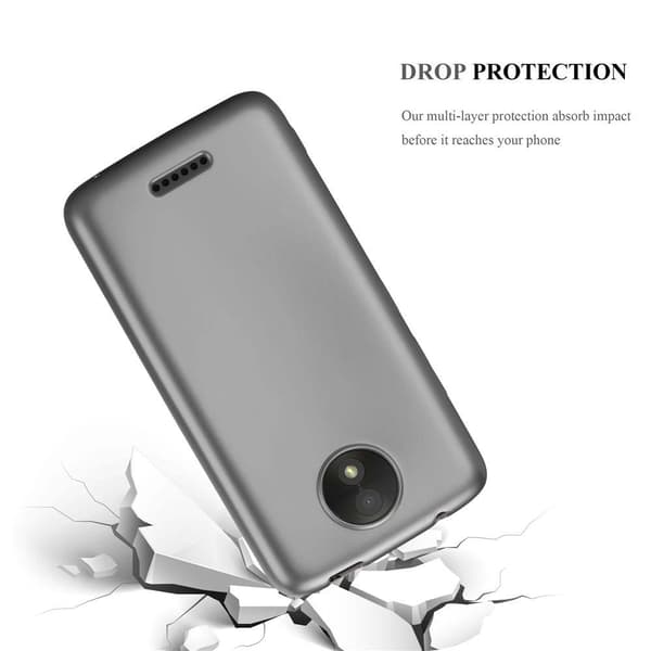 Deksel til Motorola MOTO C Beskyttelsesdeksel laget av fleksibelt TPU-silikon