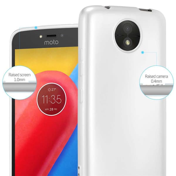 Deksel til Motorola MOTO C Beskyttelsesdeksel laget av fleksibelt TPU-silikon