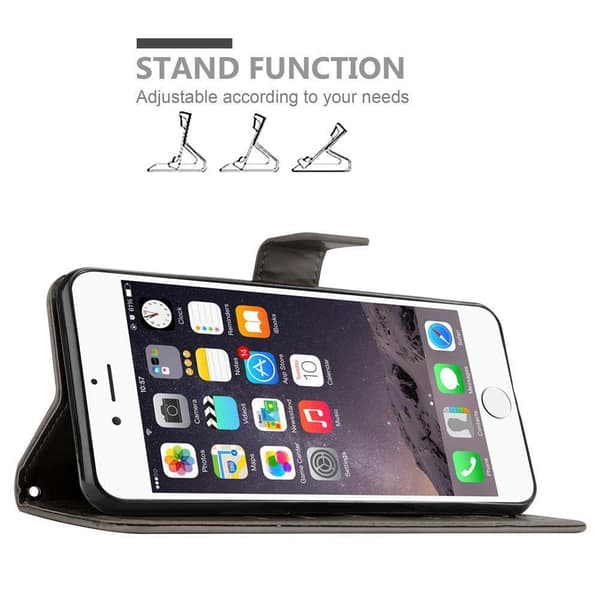 iPhone 6 / 6S Suojakotelo Suojakuori Lompakkokotelo Matkapuhelinkotelo Kukat jossa on magneettisuljenta, jalusta-toiminto ja korttipaikat