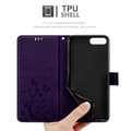 Miniatyrbilde 5 av 8: Deksel til iPhone 7 PLUS / 7S PLUS / 8 PLUS Lommebokdeksel i blomster design med magnetisk lukking, stativfunksjon og kortplasser