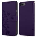 Miniatyrbilde 8 av 8: Deksel til iPhone 7 PLUS / 7S PLUS / 8 PLUS Lommebokdeksel i blomster design med magnetisk lukking, stativfunksjon og kortplasser