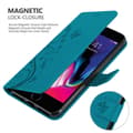Miniatyrbilde 4 av 8: Deksel til iPhone 7 PLUS / 7S PLUS / 8 PLUS Lommebokdeksel i blomster design med magnetisk lukking, stativfunksjon og kortplasser