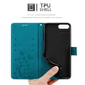 Miniatyrbilde 5 av 8: Deksel til iPhone 7 PLUS / 7S PLUS / 8 PLUS Lommebokdeksel i blomster design med magnetisk lukking, stativfunksjon og kortplasser