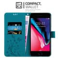 Miniatyrbillede 4 af 11: iPhone 7 PLUS / 7S PLUS / 8 PLUS Pungetui Cover Blomster ()