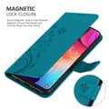 Pikkukuva 5 / 8: Samsung Galaxy A50 4G / A50s / A30s Suojakotelo Suojakuori Lompakkokotelo Matkapuhelinkotelo Kukat jossa on magneettisuljenta, jalusta-toiminto ja