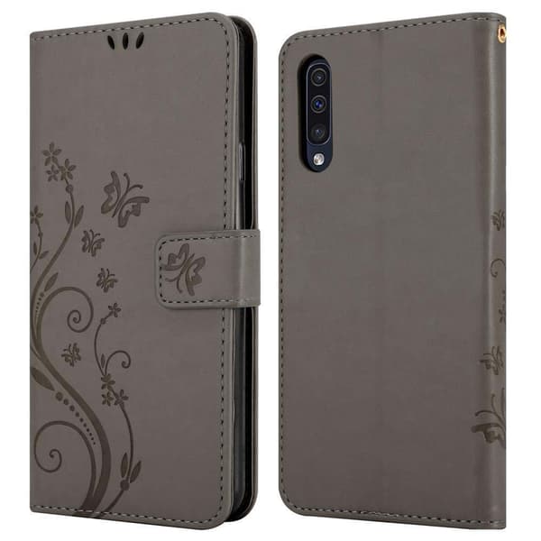 Deksel til Samsung Galaxy A50 4G / A50s / A30s Lommebokdeksel i blomster design med magnetisk lukking, stativfunksjon og kortplasser