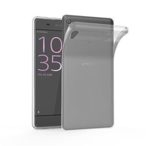 Sony Xperia XA1 Suojakuori Suojakotelo valmistettu joustavasta TPU-silikonista TÄYSIN LÄPINÄKYVÄ