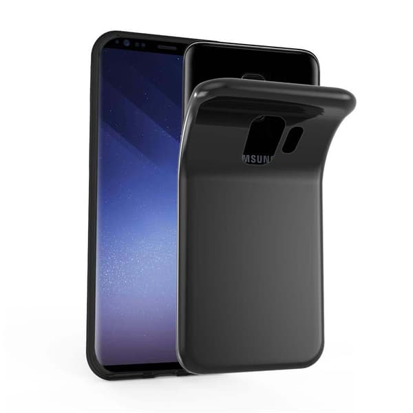 Deksel til Samsung Galaxy S9 Silikondeksel SVART