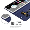 Pikkukuva 4 / 8: ZTE Blade V8 MINI Suojakotelo Suojakuori Lompakkokotelo Matkapuhelinkotelo jossa magneettisuljenta, jalusta-toiminto ja korttitasku