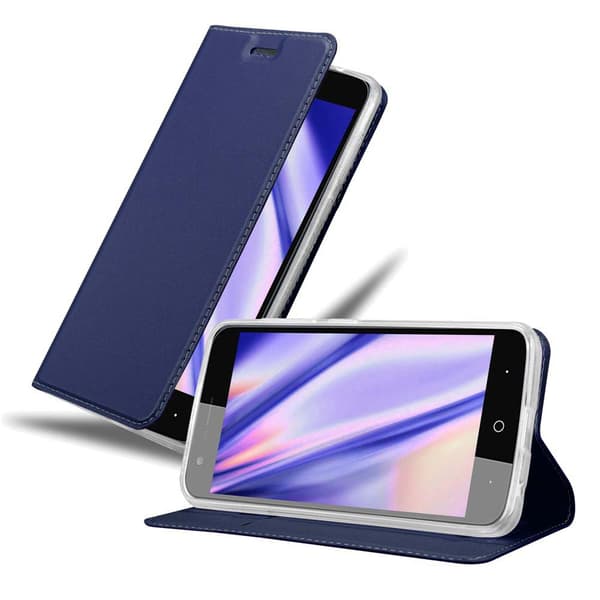 ZTE Blade V8 MINI Suojakotelo Suojakuori Lompakkokotelo Matkapuhelinkotelo jossa magneettisuljenta, jalusta-toiminto ja korttitasku
