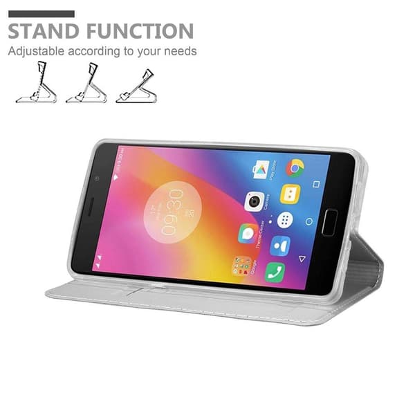Lenovo P2 Skal Fodral med magnetisk stängning, ståfunktion och kortficka Mobilskydd