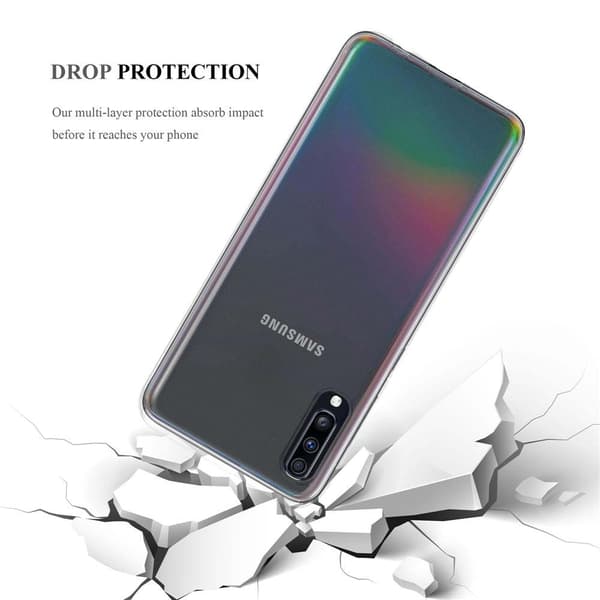 Samsung Galaxy A70 / A70s Suojakuori Suojakotelo valmistettu joustavasta TPU-silikonista