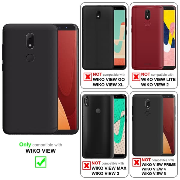WIKO VIEW Skal Fodral med magnetisk stängning, ståfunktion och kortficka Mobilskydd