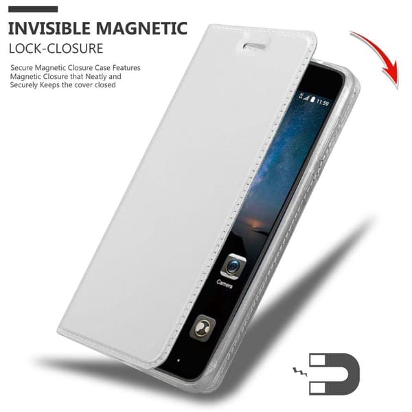 ZTE Blade A612 Suojakotelo Suojakuori Lompakkokotelo Matkapuhelinkotelo jossa magneettisuljenta, jalusta-toiminto ja korttitasku